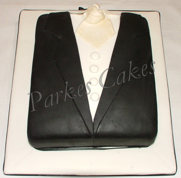 tuxedo wedding cake